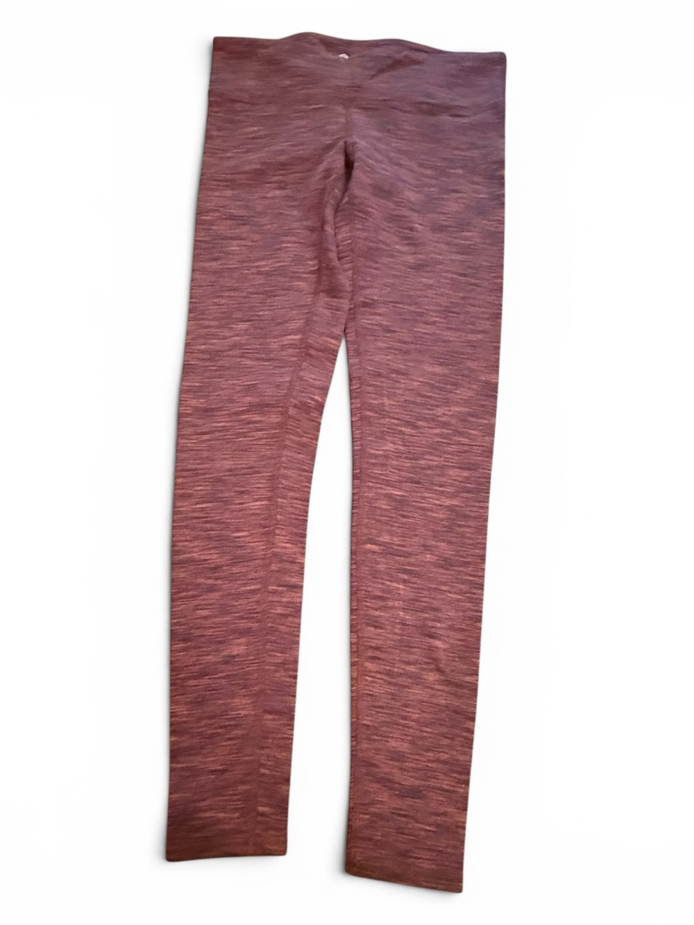 Alo Yoga Leggings Alo Pants Stretch Marled Burgundy
